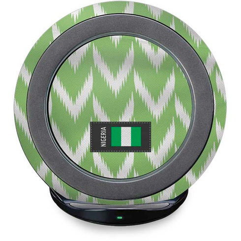 Nigeria Soccer Flag Fast Charge Wireless Charging Stand Skin